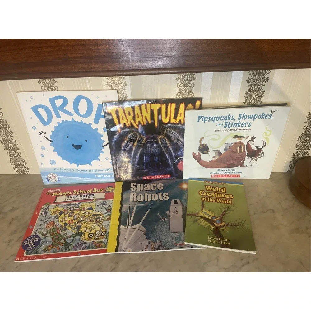 Non-Fiction Childrens Books | Food Chains, Space Robots, Creatures, Spiders, Rai